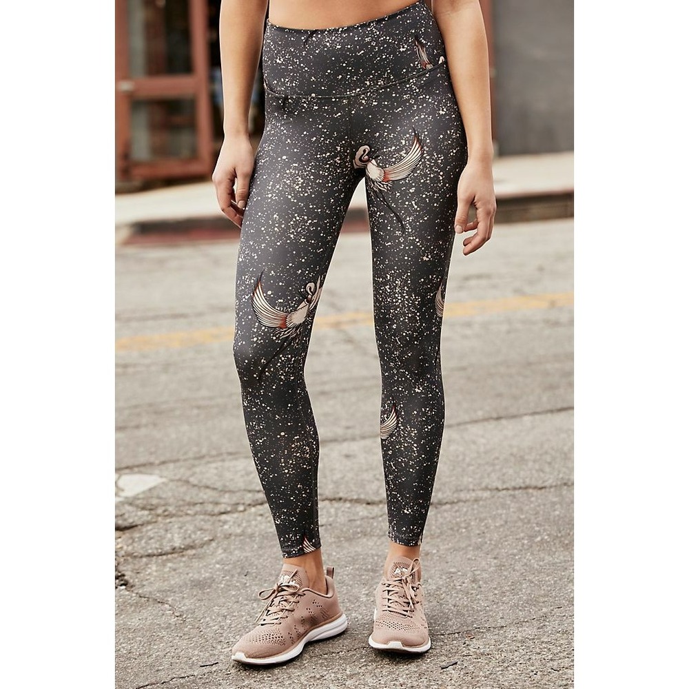 NEW bird $98 Anthropologie Free People Movement Tide is High Leggings XS